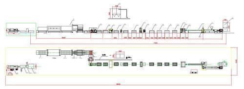 Ligne de production de panneaux isolants XPS