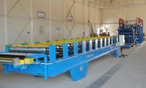Ligne de laminage de panneaux sandwich