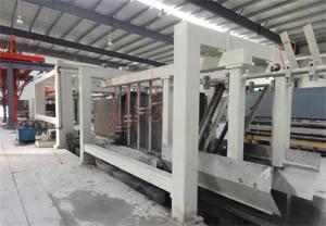 Ligne de production de béton cellulaire autoclavé