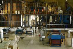 Ligne de production de laine de roche